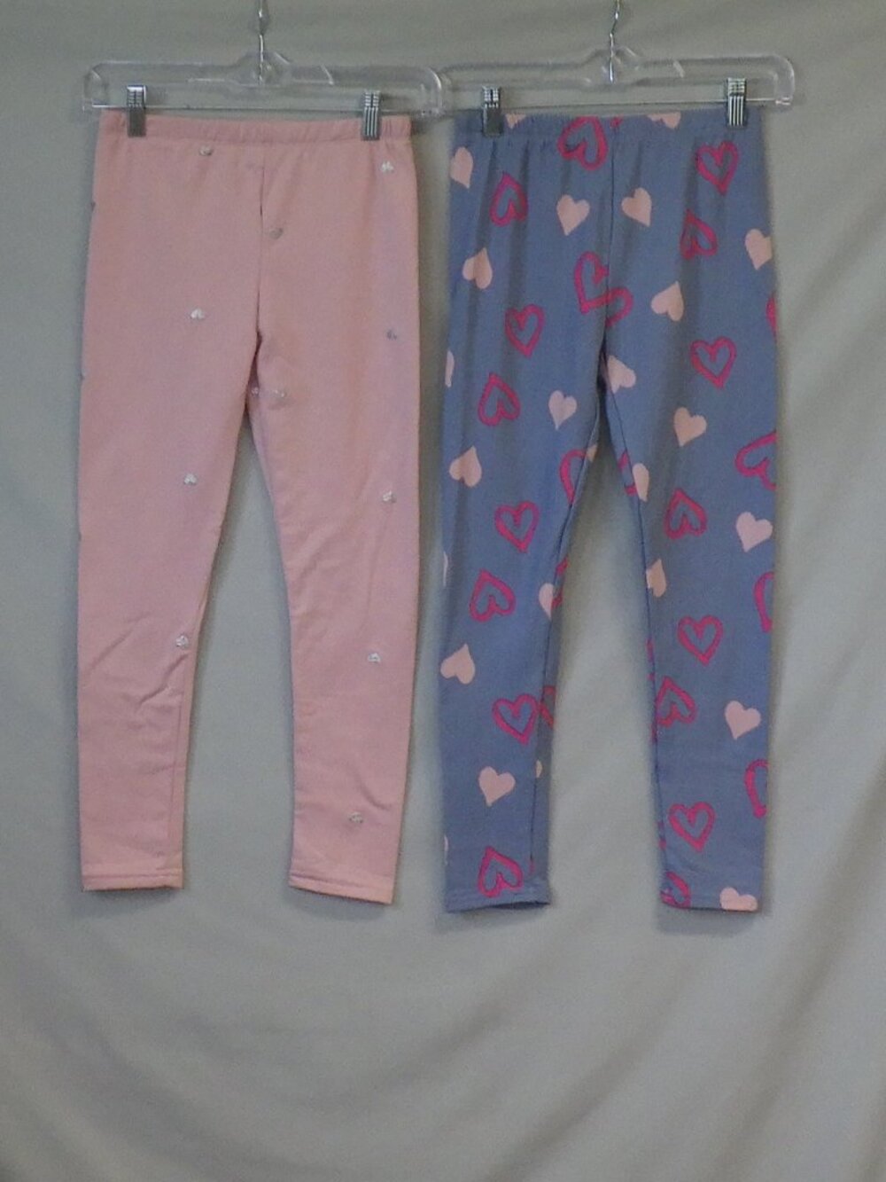 Pink Velvet Fleece Girls Leggings (Set of 2) NWOT